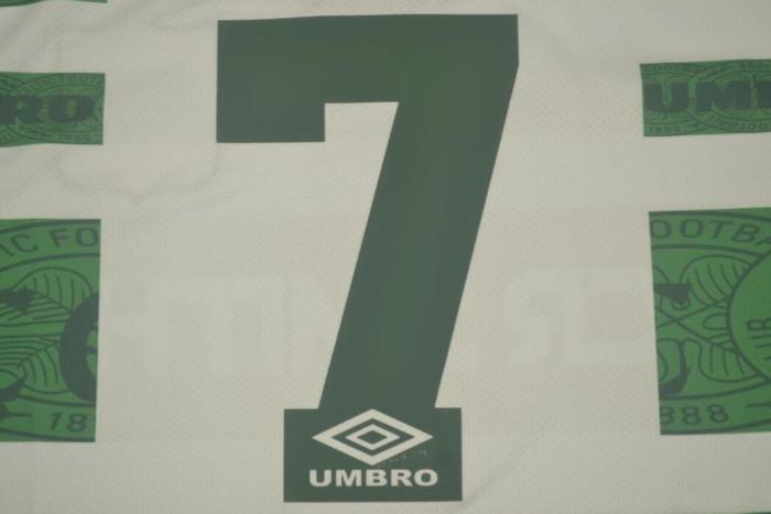 Retro Jersey 1995-1997 Celtic 7 LARSSON Home Soccer Jersey