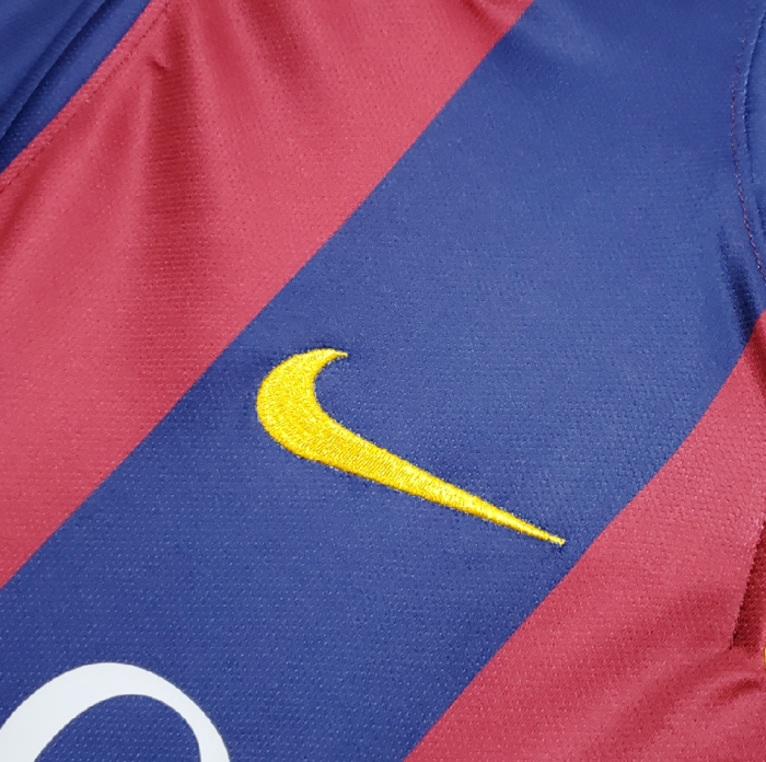 Retro Jersey 2014-2015 Barcelona Home Soccer Jersey