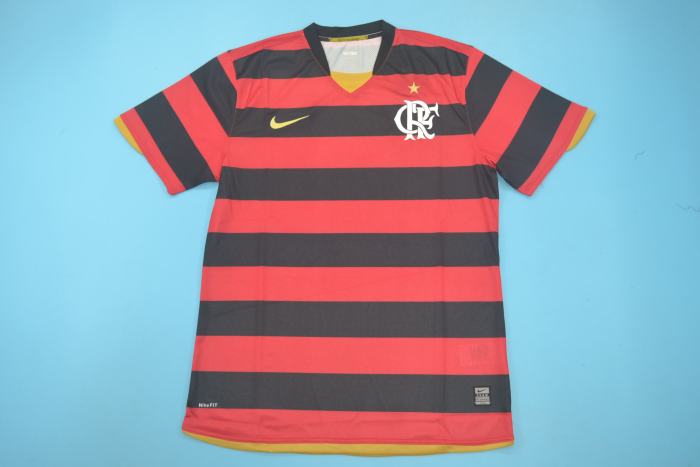 without Sponor Logo Retro Jersey 2008 Flamengo Home Soccer Jersey Vintage Football Shirt