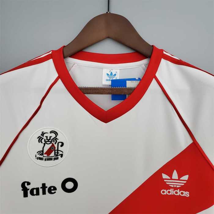 Retro Jersey 1986 River Plate Home Soccer Jersey Vintage Football Shirt