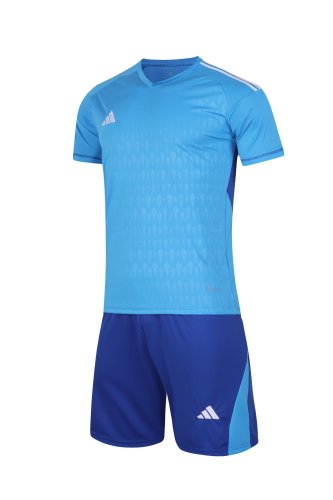 AFX-759 DIY Custom Blank Uniforms Blue Jersey Shorts