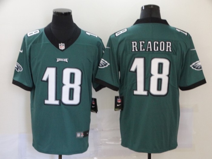 Philadelphia Eagles 18 REAGOR Green Vapor Untouchable Limited Jersey