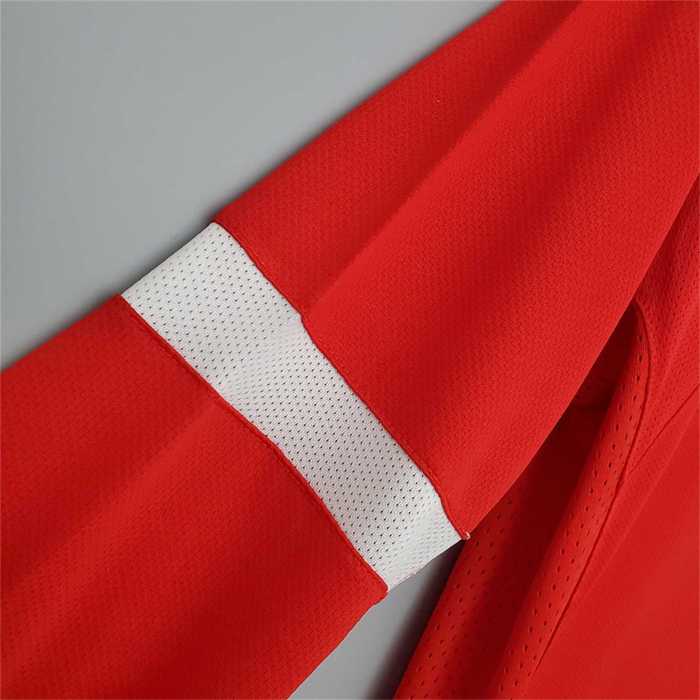 Retro Jersey Long Sleeve 2004-2006 Manchester United Home Soccer Jersey Vintage Football Shirt