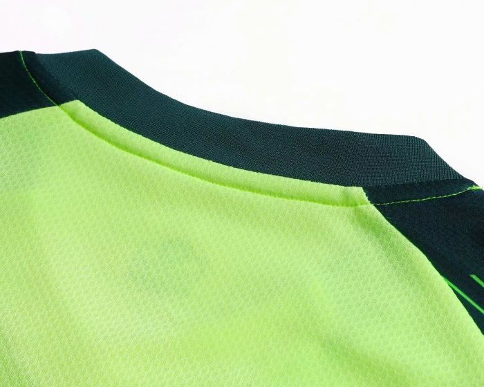 YL9201 Grass Green Blank Soccer Training Suit Adult Uniform Youth Kids Set Jersey and Shorts