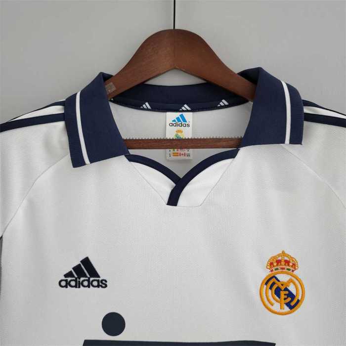 Retro Jersey 2000-2001 Real Madrid Home Soccer Jersey Vintage Football Shirt