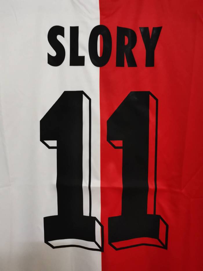 Retro Jersey 1994-1996 Feyenoord Rotterdam SLORY 11 Home Soccer Jersey
