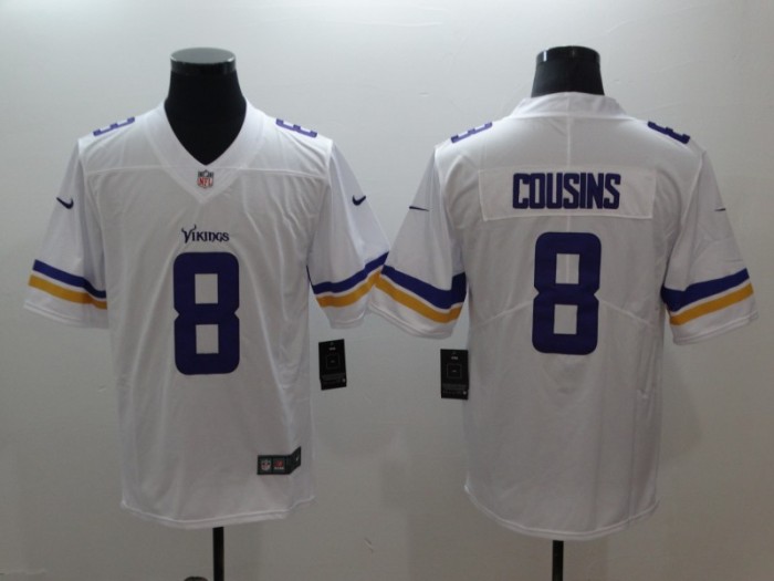 Minnesota Vikings 8 COUSINS White NFL Jersey