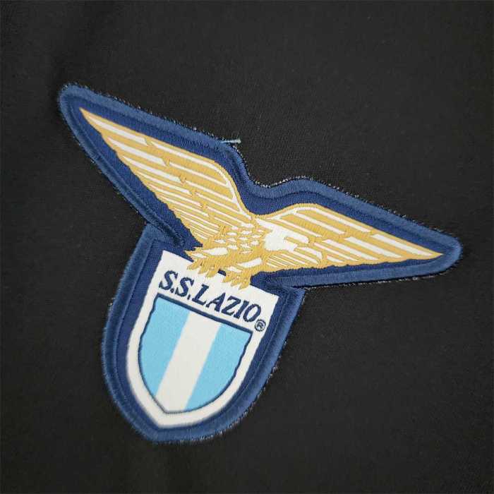 Retro Jersey 2015-2016 Lazio Away Black Soccer Jersey Vintage Football Shirt
