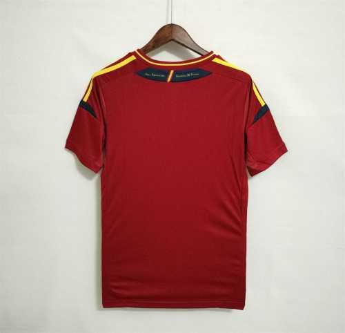 Retro Jersey 2012 Spain Home Soccer Jersey Vintage Camiseta de España Football Shirt