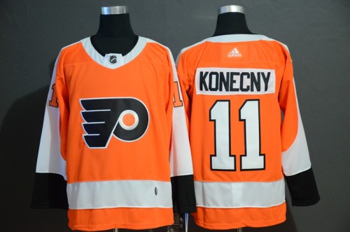 Philadelphia Flyers 11 Travis Konecny Orange Jersey