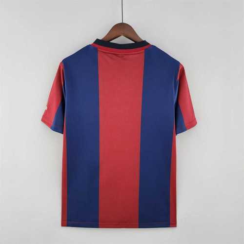 Retro Jersey 1998-1999 Barcelona Home Soccer Jersey Vintage Football Shirt