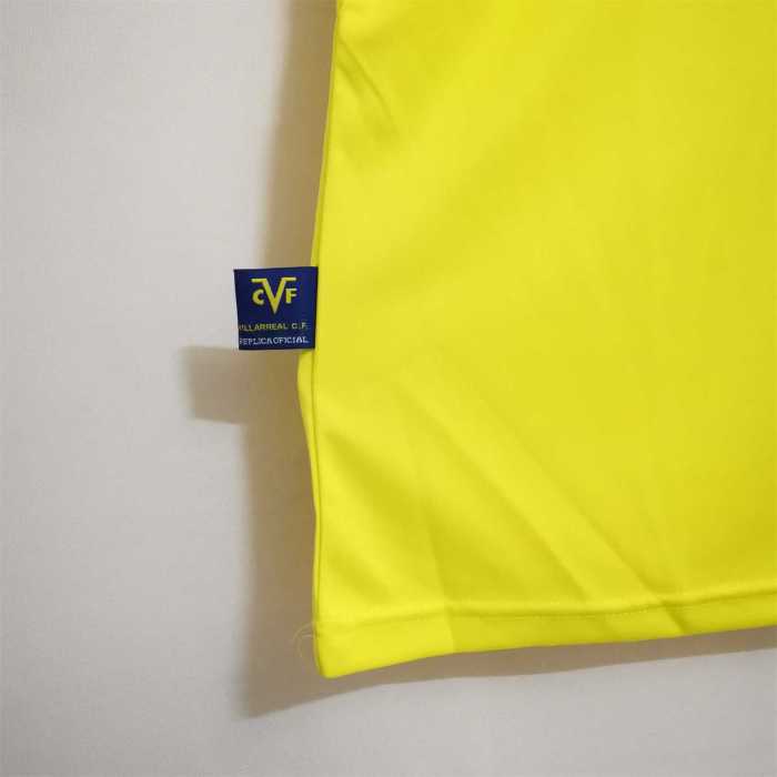 Retro Jersey 2005-2006 Villarreal Home Soccer Jersey Football Shirt