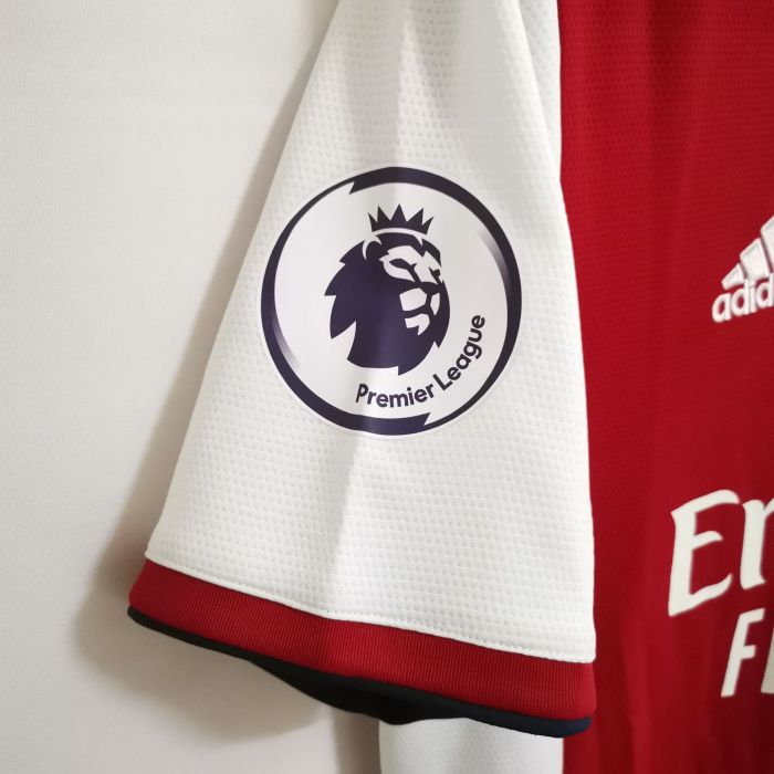 with EPL Patch Retro Jersey 2021-2022 Arsenal Home Soccer Jersey Vintage Football Shirt