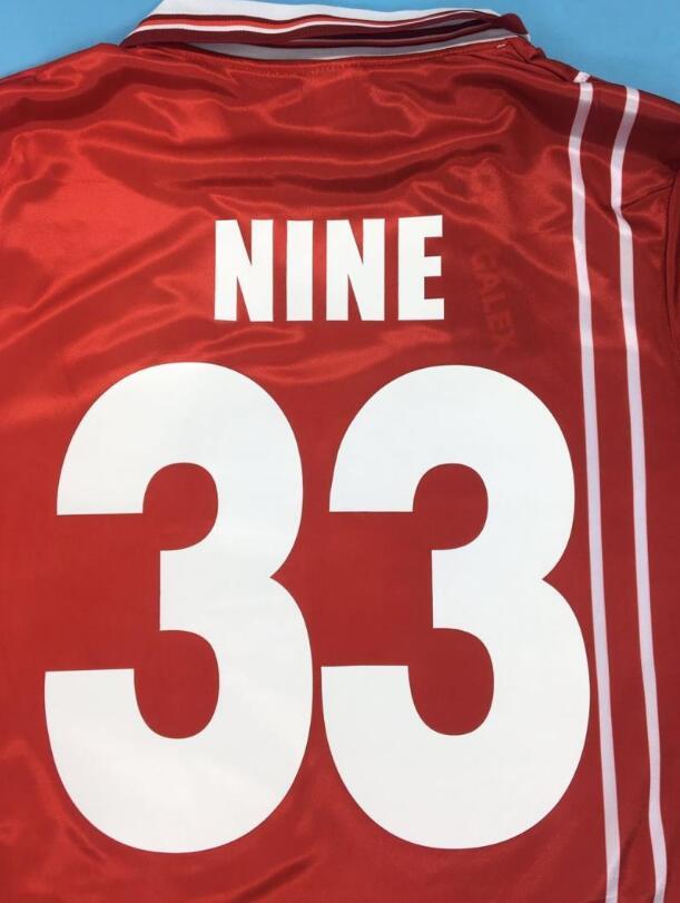 with Serie A Patch Retro Jersey 1998-1999 AC Perugia NINE 33 Home Soccer Jersey
