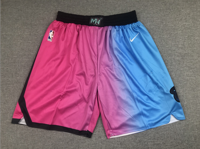 City Edition Miami Heat Pink/Blue NBA Shorts