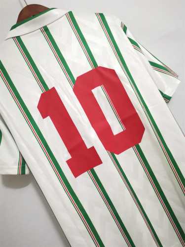 Retro Jersey 1993-1995 Wales 10 Away White Soccer Jersey Vintage Football Shirt