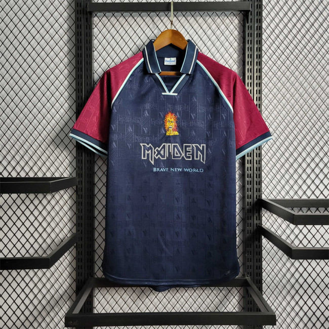 Retro Jersey 1999 West Ham Iron Maiden Home Soccer Jersey
