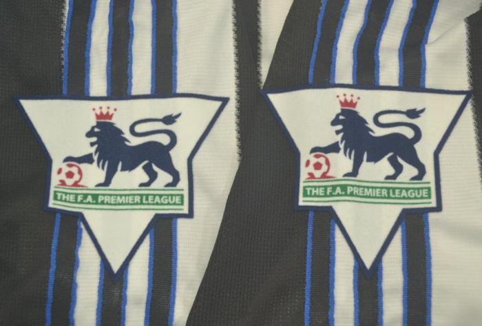 with EPL Patch Retro Jersey 1995-1997 Newcastle United Home Soccer Jersey