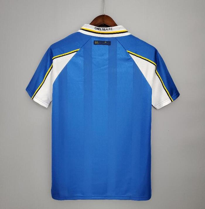 Retro Jersey Chelsea 1997-1999 Home Blue Soccer Jersey Vintage Football Shirt
