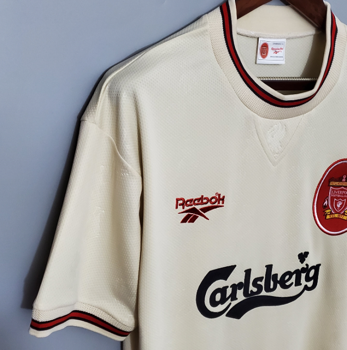 Retro Jersey 1996-1997 Liverpool Away Soccer Jersey Vintage Football Shirt