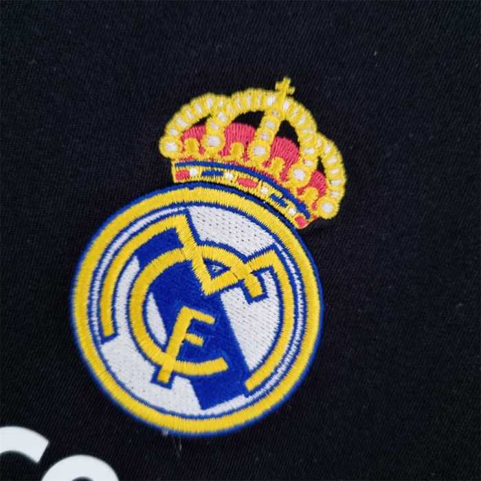 Retro Jersey 2009-2010 Real Madrid Away Black Soccer Jersey Vintage Real Football Shirt