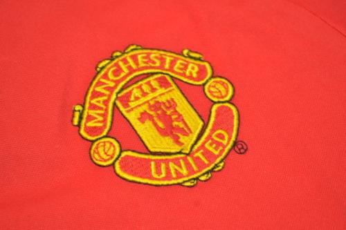 Retro Jersey 2002-2004 Manchester United 4 VERON Home Soccer Jersey Vintage Football Shirt