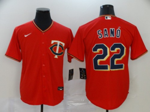Minnesota Twins 22 SANO Red 2020 Cool Base Jersey
