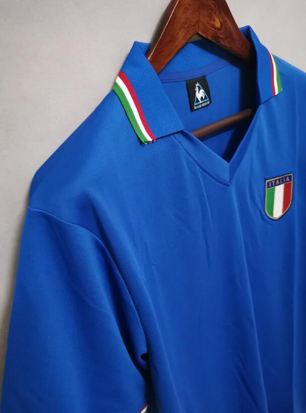 Retro Jersey 1982 Italy Home Blue Soccer Jersey Vintage Football Shirt