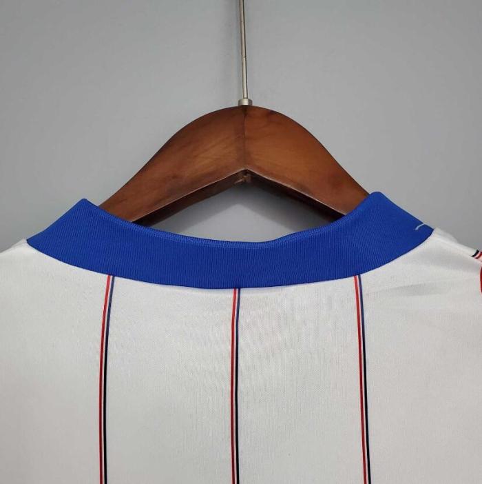 Retro Jersey 1982-1983 Rangers Away White Soccer Jersey
