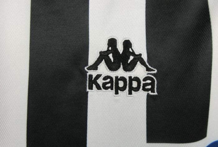 Retro Jersey 1994-1995 Juventus Home Black/White Soccer Jersey Vintage Football Shirt
