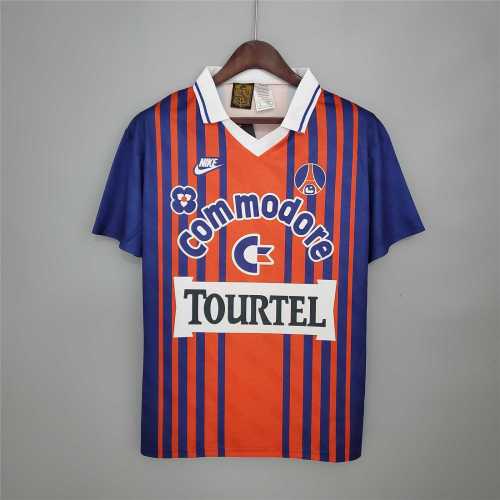 Retro Jersey 1993-1994 PSG Home Soccer Jersey Vintage Paris Football Shirt