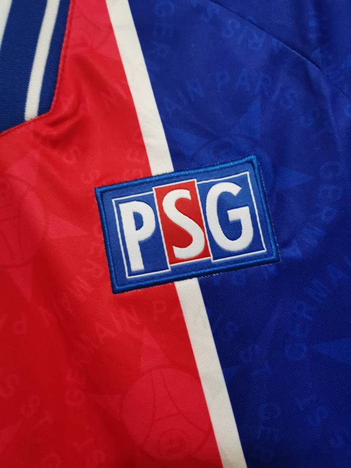 Retro Jersey 1994-1995 PSG Home Soccer Jersey Vintage Paris Football Shirt