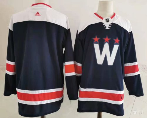 2020 NEW AD Washington Capitals Blank Royal Blue NHL Jersey