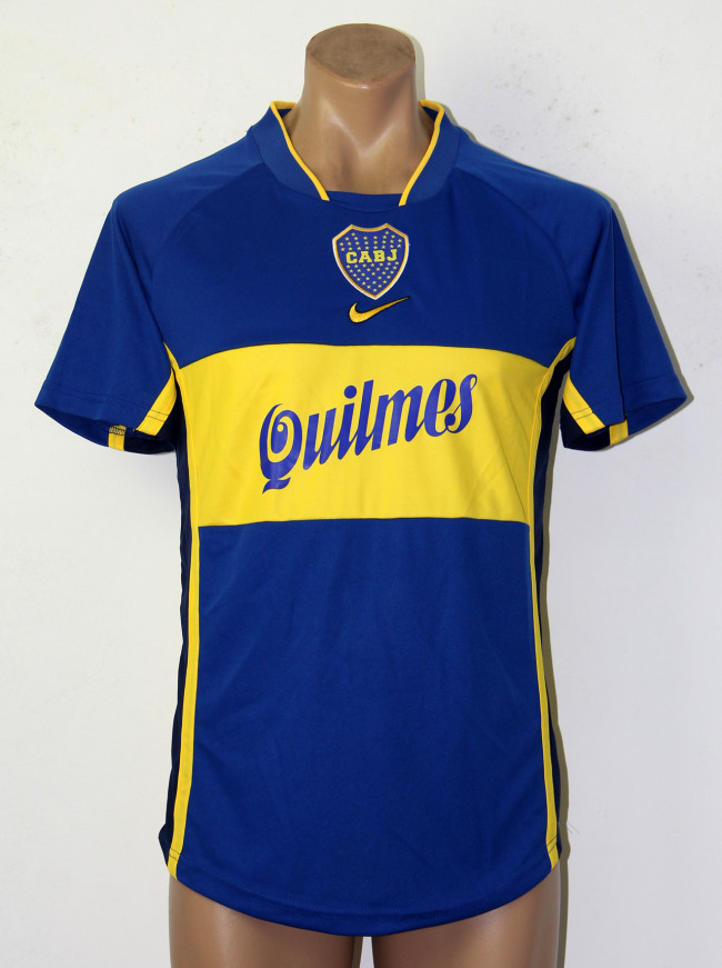 Retro Jersey 2001 Boca Juniors Home Soccer Jersey Vintage Football Shirt