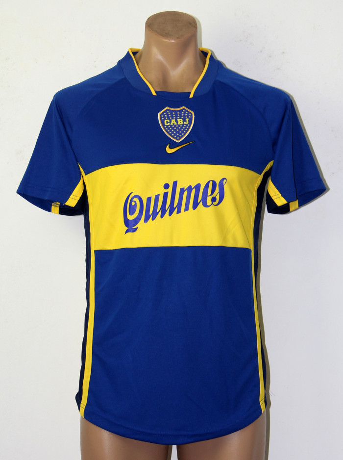 Retro Jersey 2001 Boca Juniors Home Soccer Jersey Vintage Football Shirt