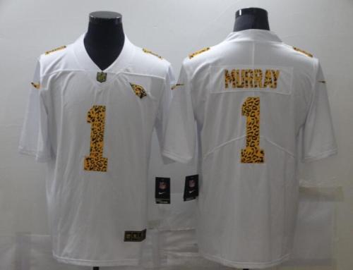 Arizona Cardinals 1 MURRAY White Leopard Vapor Untouchable Limited Jersey