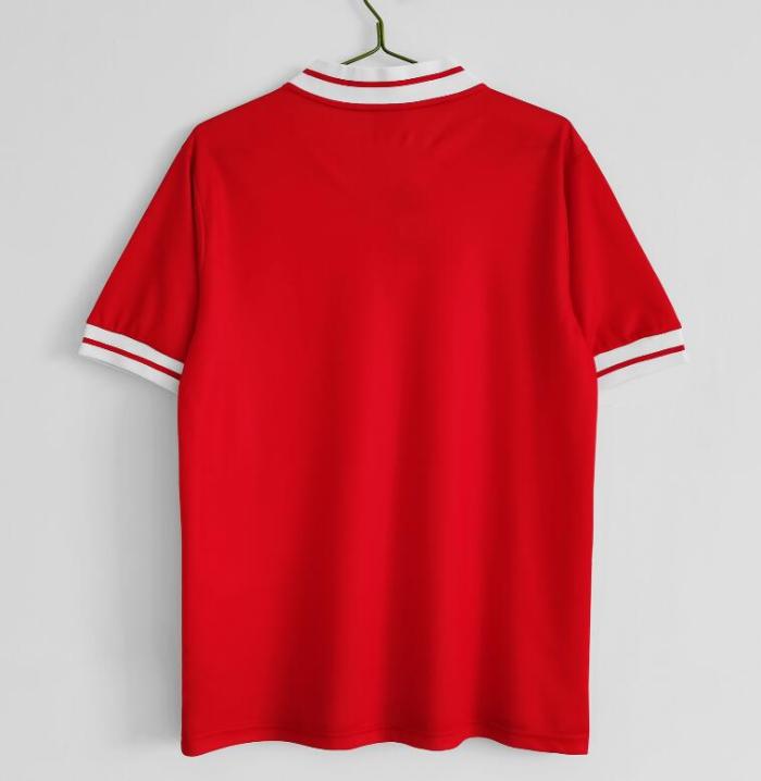 Retro Jersey 1981-1984 Liverpool Home Red UEFA Champions League Soccer Jersey