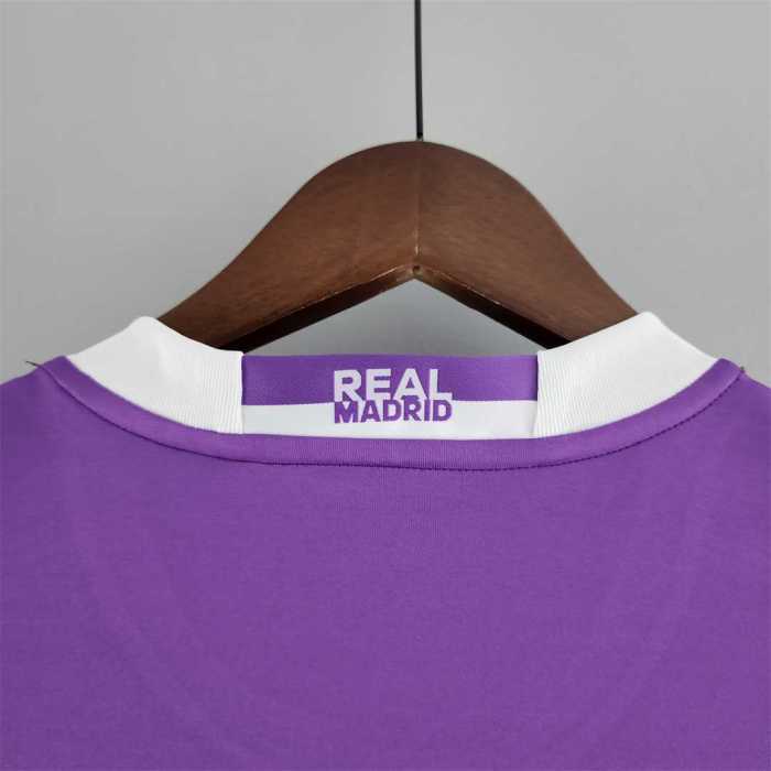 Retro Jersey 2017-2018 Real Madrid Away Purple Soccer Jersey