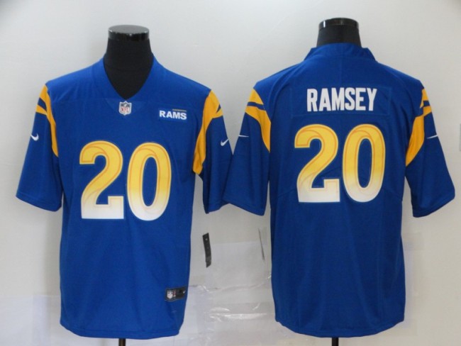 Los Angeles Rams 20 Jalen Ramsey Royal 2020 New Vapor Untouchable Limited Jersey