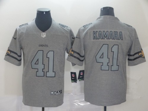 New Orleans Saints 41 KAMARA 2019 Gray Gridiron Gray Vapor Untouchable Limited Jersey