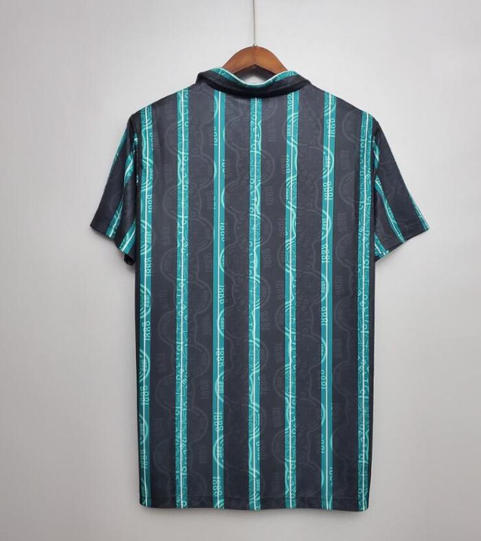 Retro Jersey 1992-1993 Celtic Away Blue/Black Soccer Jersey