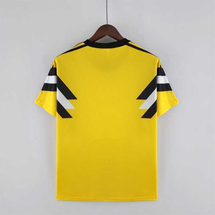 Retro Jersey 1989 Borussia Dortmund Home Soccer Jersey BVB Vintage Football Shirt