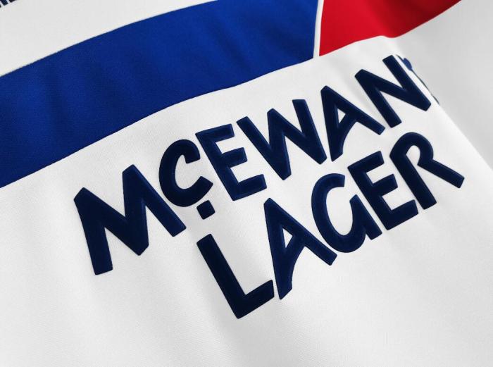 Retro Jersey 1994 Rangers Away White Soccer Jersey Vintage Football Shirt