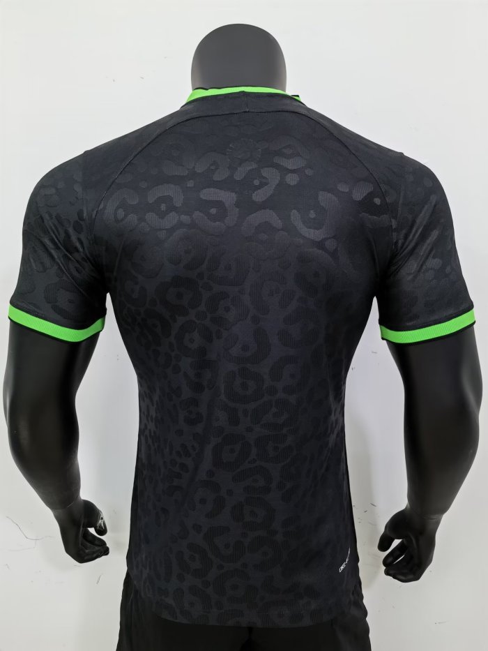 Player Version 2022 Brazil Black/Green Soccer Jersey