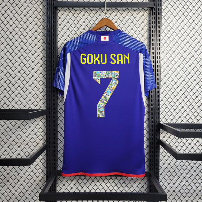 Fans Version 2022 World Cup Japan 7 GOKU SAN Home Soccer Jersey