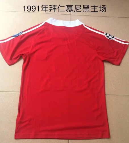 Retro Jersey 1991 Bayern Munich Home Soccer Jersey Vintage Football Shirt