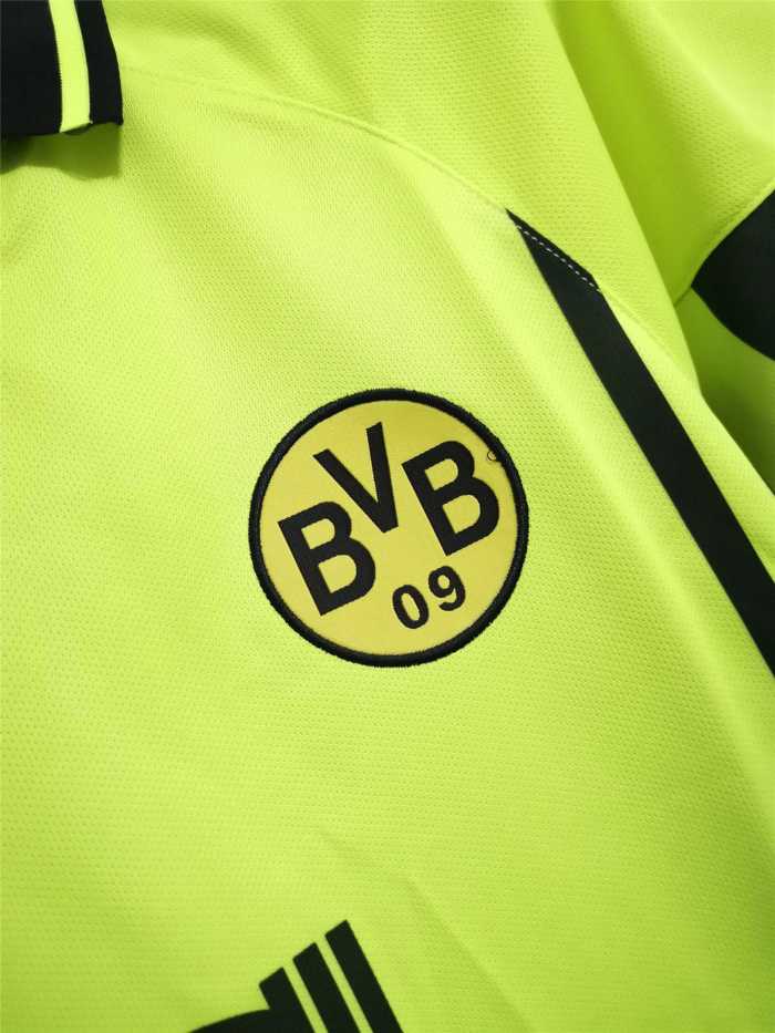 Retro Jersey 1996-1997 Borussia Dortmund Home Soccer Jersey Vintage Football Shirt