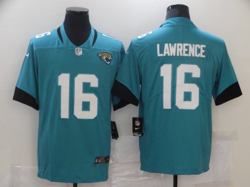 Jaguars 16 Trevor Lawrence Teal 2021 Draft Vapor Limited Jersey