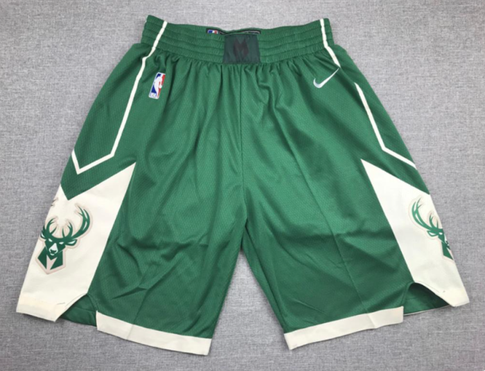 Milwaukee Bucks Green NBA Shorts