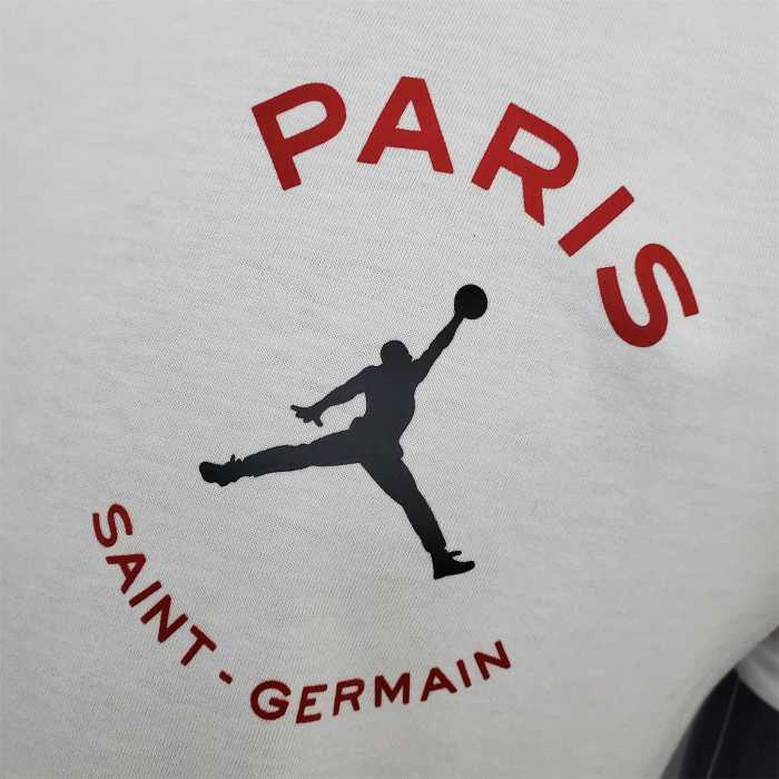 #K00068 PSG White Soccer Jersey